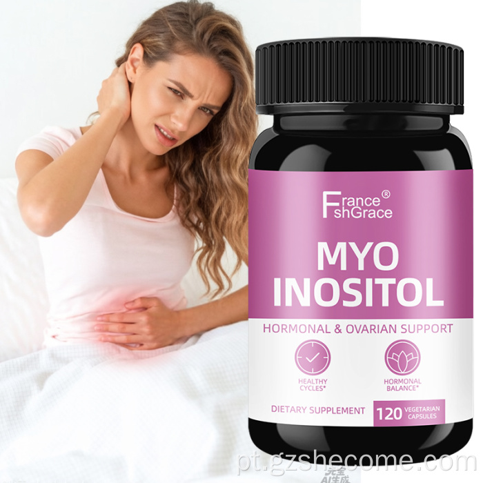 Cápsulas Myo Inositol Equilíbrio Hormonal Suporte Ovariano
